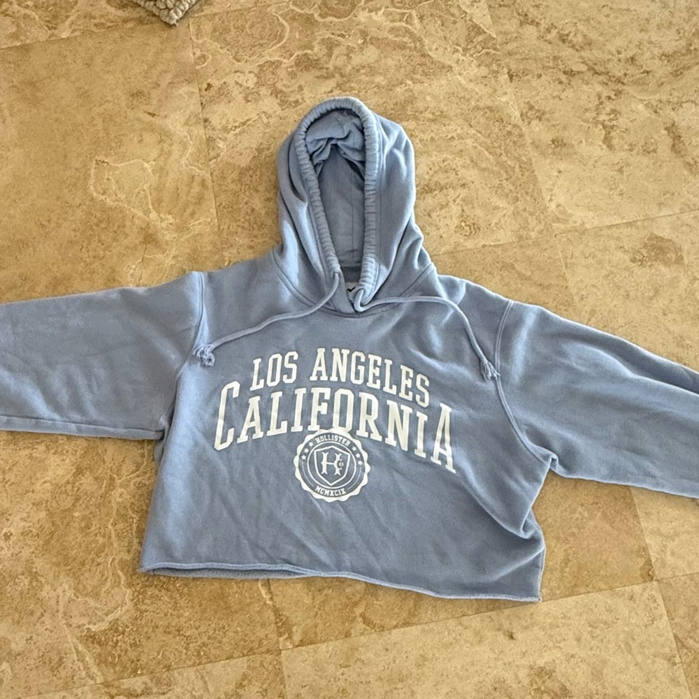 Hollister Light Blue Hoodie